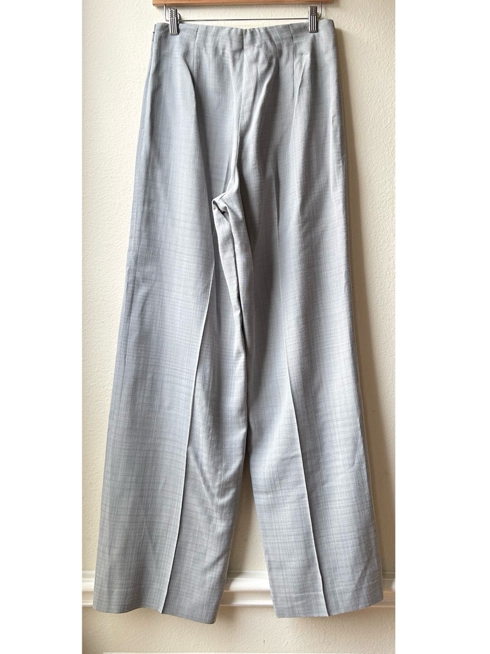 Sandro Grey Beha High Waisted Flared Leg Pants Sz 6 - Picture 8 of 16